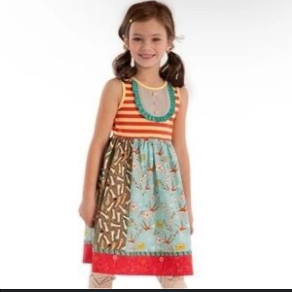 Classic Matilda Jane dress stripes, shoes, & love letters 2